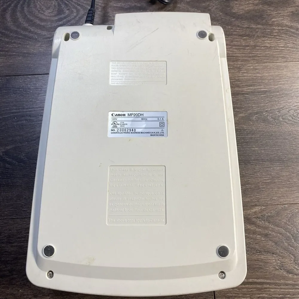 CANON MP20DH ELECTRONIC PRINTING CALCULATOR  2 COLOR PARTS ONLY